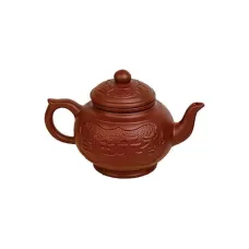 Глиняный заварочный чайник Любовь с з/к 600 мл