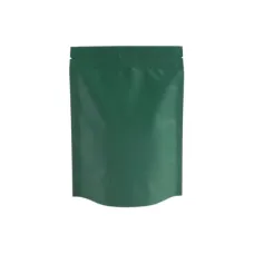 Пакет дойпак 135х200х40 мм зеленый матовый