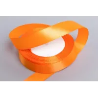 Лента атлас 20мм*25ярд Оранжевая