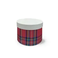 Подарочная упаковка/цилиндр (клетка)