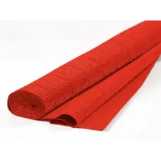 Бумага гофрированная простая 50смх2,5м 580 красный