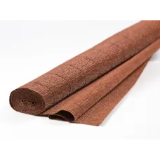 Бумага гофрированная простая 50смх2,5м коричневый
