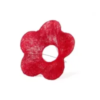 Каркас Ромашка для букета 25 см красный