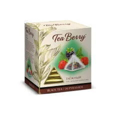 Черный чай TeaBerry Таежный пакетированный