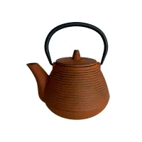 Чугунный заварочный чайник Увэй коричневый 1 л