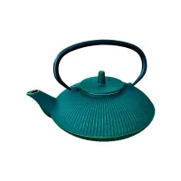 Чугунный заварочный чайник Шанси зеленый 800 мл