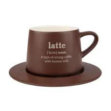 Кружка с блюдцем Latte 320 мл