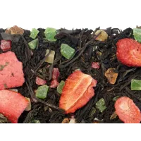 Черный чай Клубничный Беллини 500 гр
