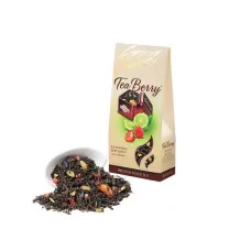 Черный чай TeaBerry Клубничный бергамот 100 гр