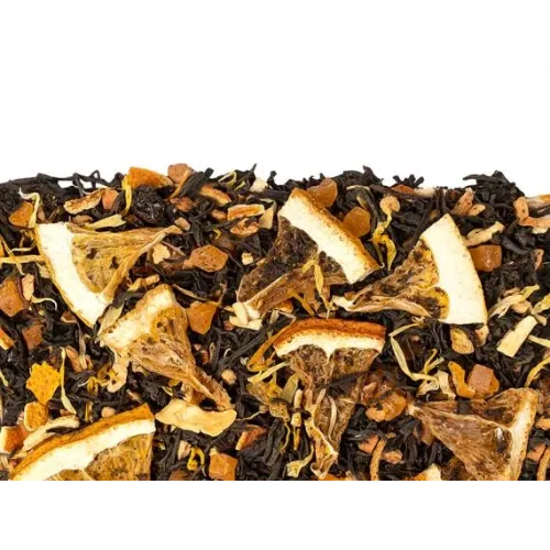 Черный чай С НОВЫМ ГОДОМ (Мандариновое варенье) 500 гр