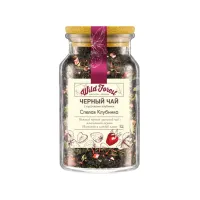 Черный чай Wild Forest Спелая Клубника 80 гр