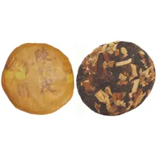 Китайский чай Пуэр Шу с цедрой апельсина (2022г, провинция Юньнань, DENFU factory) 100 гр