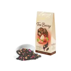 Черный чай TeaBerry Земляника со сливками 100 гр