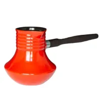 Керамическая турка Чили красная 450 мл – FTC (CERAFLAME)