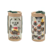 Chinese designer tea (набор подарочный черных чаев крупнолистовых связанных с цветками)