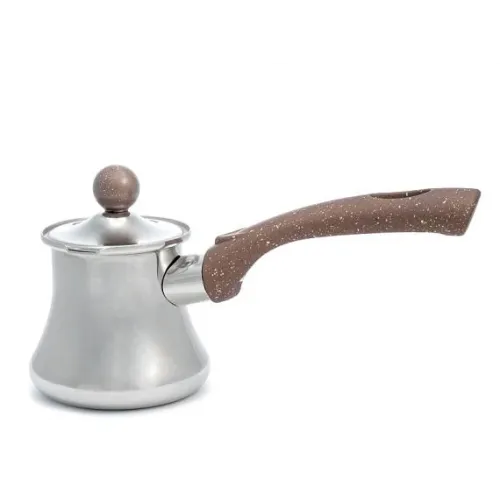 Стальная турка для кофе Розаура , металлик 250 мл