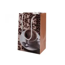 Пакет подарочный Чашка кофе 23*15 см