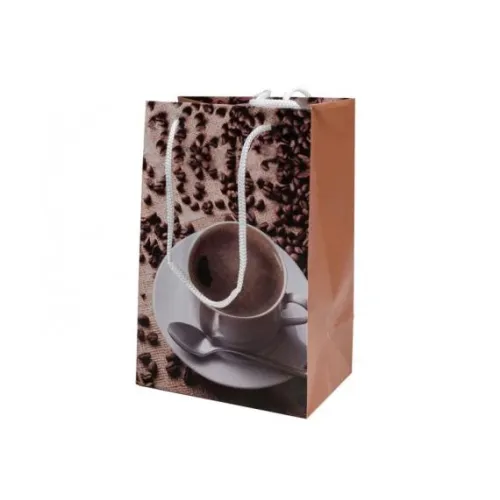 Пакет подарочный Чашка кофе 23*15 см