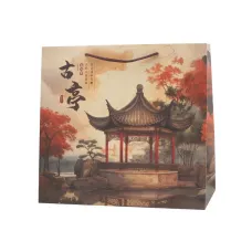 Пакет подарочный Осень в Китае 33*37 см