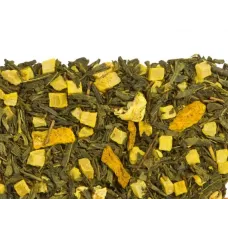 Зеленый ароматизированный чай Золотая куркума 500 гр