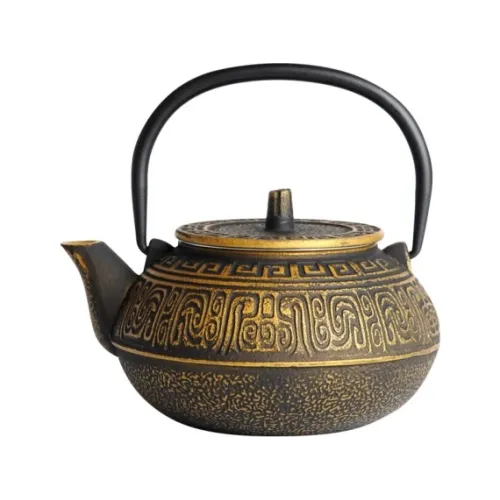 Чугунный заварочный чайник Сичан золотой 850 мл
