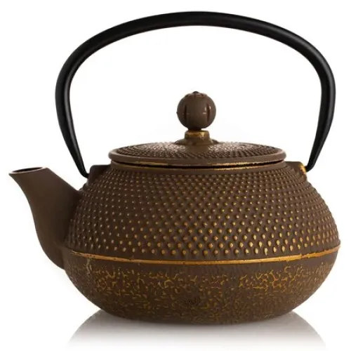 Чугунный заварочный чайник Кузнец, цвет коричневый, 850 мл