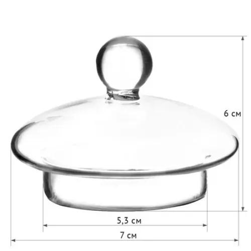 Стеклянная крышка для чайника 53 мм