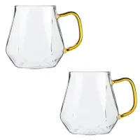 Набор стеклянных кружек Бриллиант, 300 мл, 2 штуки
