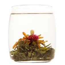 Китайский зеленый чай связанный Священный Плод с жасмином и ароматом кокосового молока 500 гр