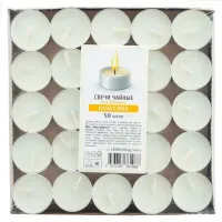 Свечи чайные в гильзе Классика (6 г) 50 шт/уп