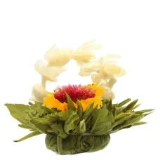 Китайский связанный чай Цветочная корзина, хризантема, клевер и жасмин (индивидуальная упаковка) 500 гр