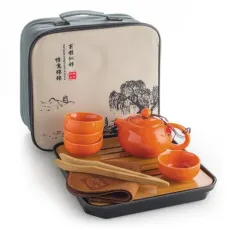 Керамический чайный сервиз (чемоданчик)