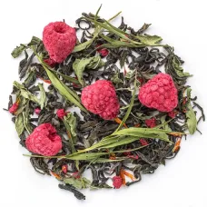 Зеленый ароматизированный чай Малиновая свежесть 500 гр