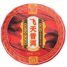 Китайский чай Пуэр Шу Фэйтянь (Танцовщица), блин 315-357 гр