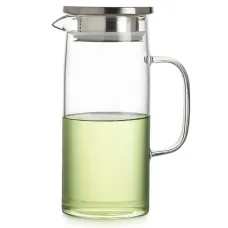 Кувшин с крышкой-ситом, стекло 900 мл