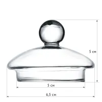 Стеклянная крышка для чайника 50 мм