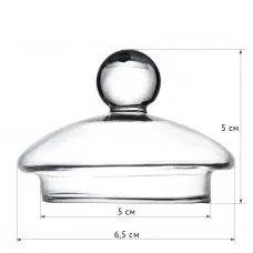 Стеклянная крышка для чайника 50 мм