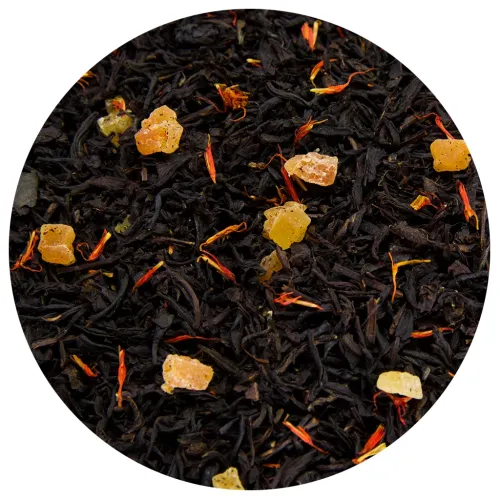 Черный чай с персиком 500 гр