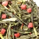 Зеленый ароматизированный чай Клубника со сливками 500 гр