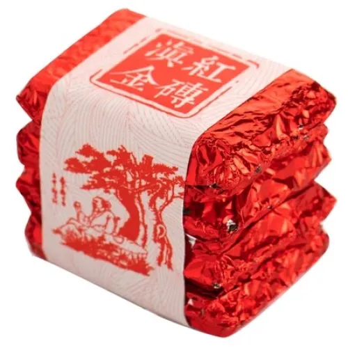Китайский красный чай прессованный порционный Красный брикет
