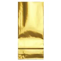 Пакет для чая двухслойный, золотой глянцевый, 205*80*40 мм