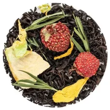 Черный ароматизированный чай Клубника-Дыня 500 гр