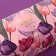 Шубер 8 Марта. Тюльпаны (фиол), к наборам на 3 банки / коробка PACK-045