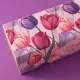 Шубер 8 Марта. Тюльпаны (фиол), к наборам на 3 банки / коробка PACK-045