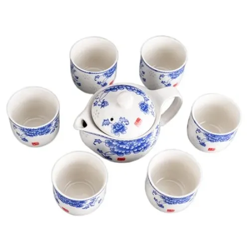 Керамический чайный сервиз Канси 7 предметов