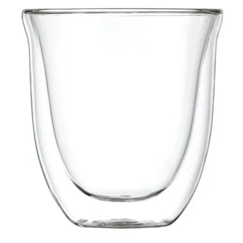 Чаша необжигающая стеклянная, 250 мл / Стакан с двойными стенками
