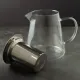 Стеклянный заварочный чайник с металлической крышкой и ситом, 750 мл