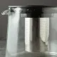 Стеклянный заварочный чайник с пластиковой крышкой и металлическим ситом, 900 мл