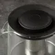 Стеклянный заварочный чайник с пластиковой крышкой и металлическим ситом, 900 мл