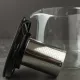 Стеклянный заварочный чайник с пластиковой крышкой и металлическим ситом, 900 мл